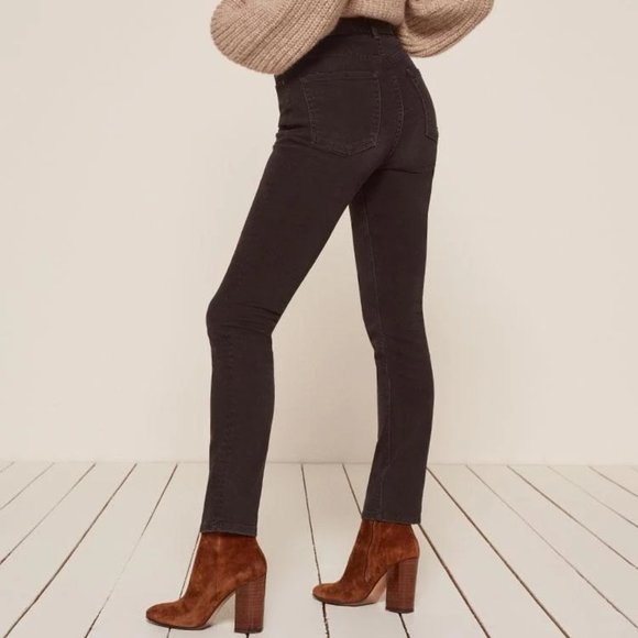 Reformation High-Waist Hepburn Skinny Jeans - 27 Petite - Picture 3 of 6
